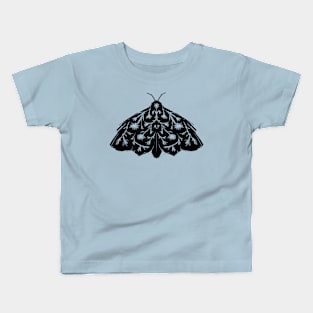 Moth Linocut Kids T-Shirt